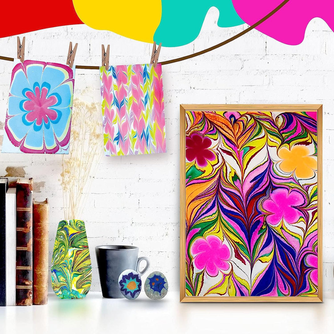 Marbling Art - For Fabric and Paper