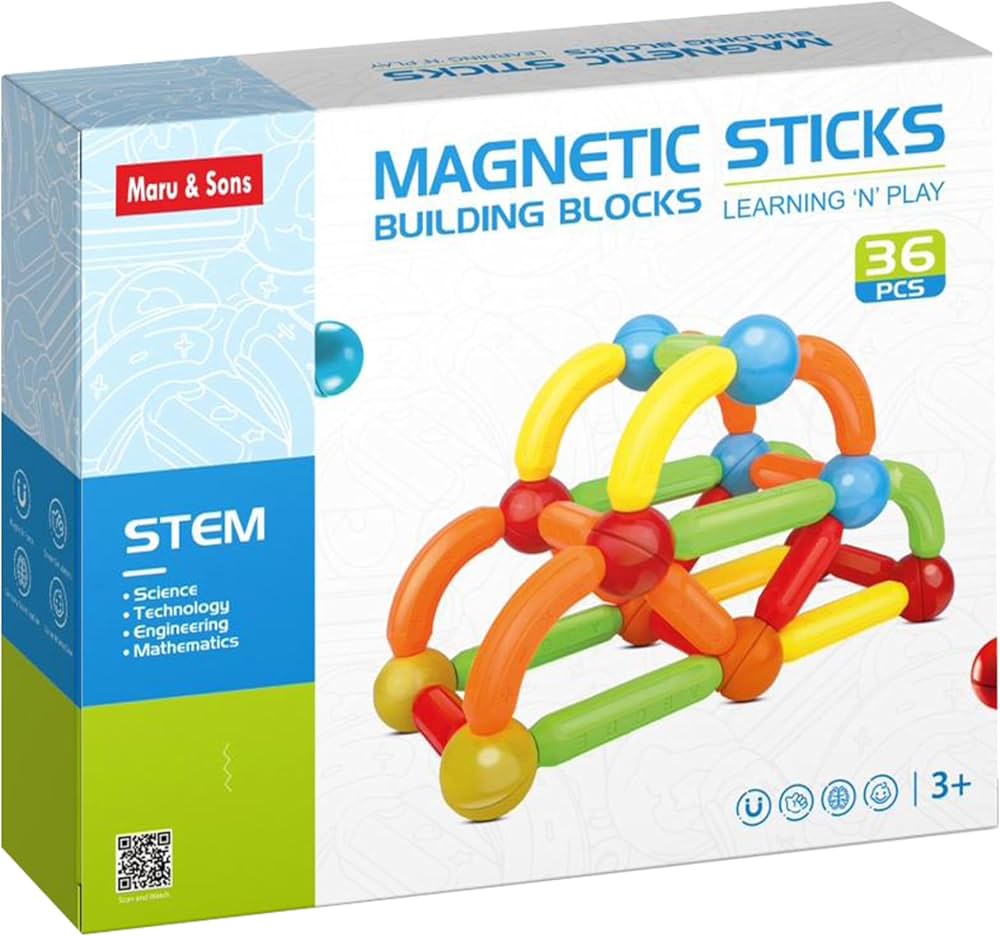 36pcs Magnetic Stick and Balls Set | STEM | Educational