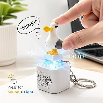 Seagull Mine Sound Keychain - 2pcs