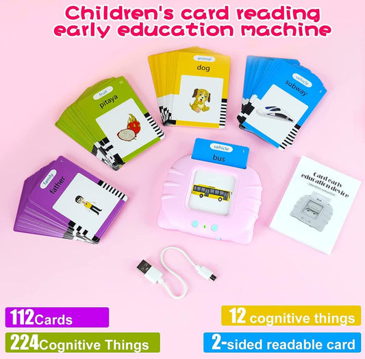 Upgraded Educational Card Game - Fun Learn for Toddlers