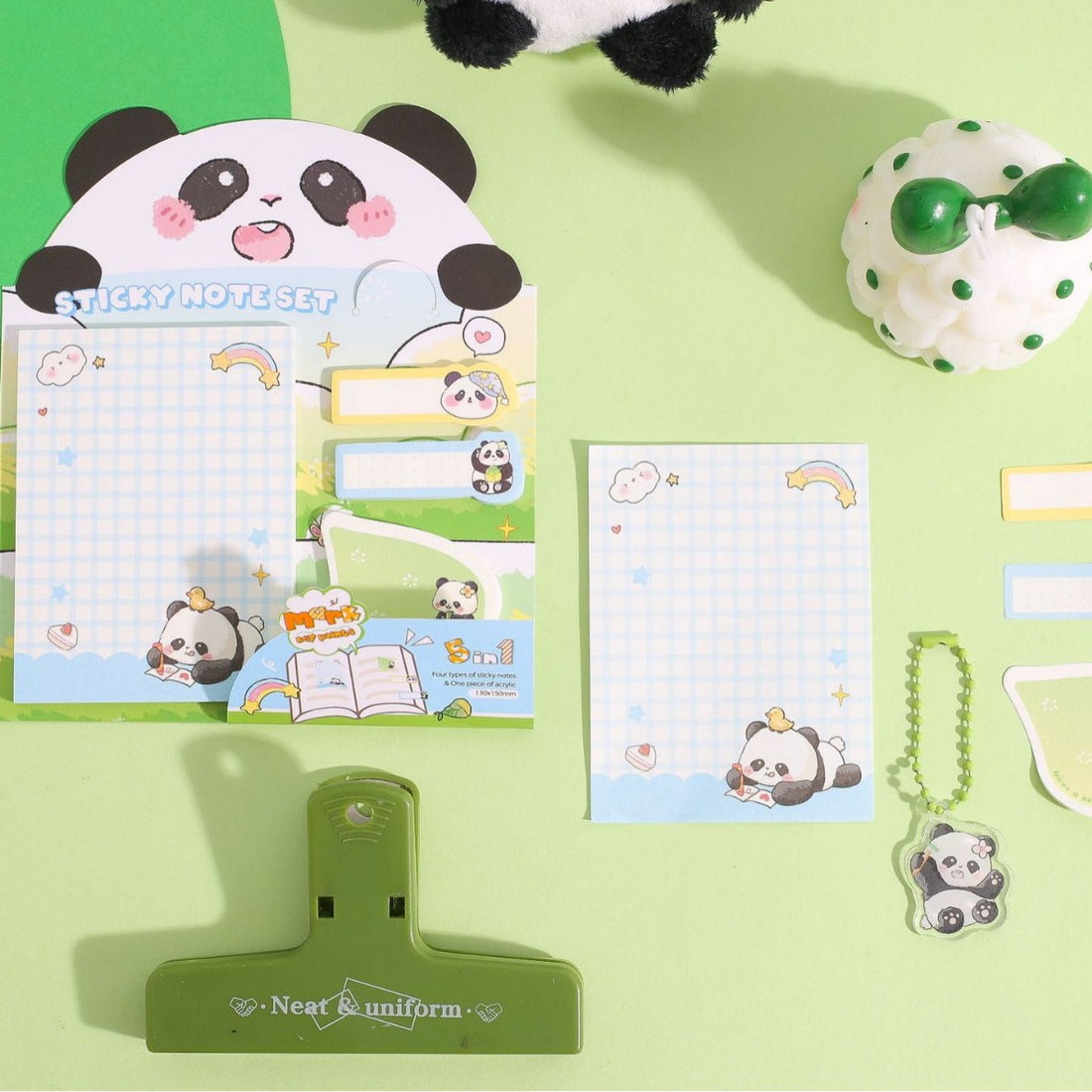 Panda Puddle Sticky Notes