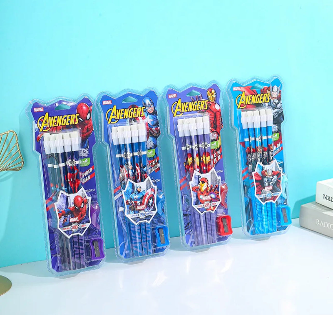 Marvel Character Pencils Set | 2B