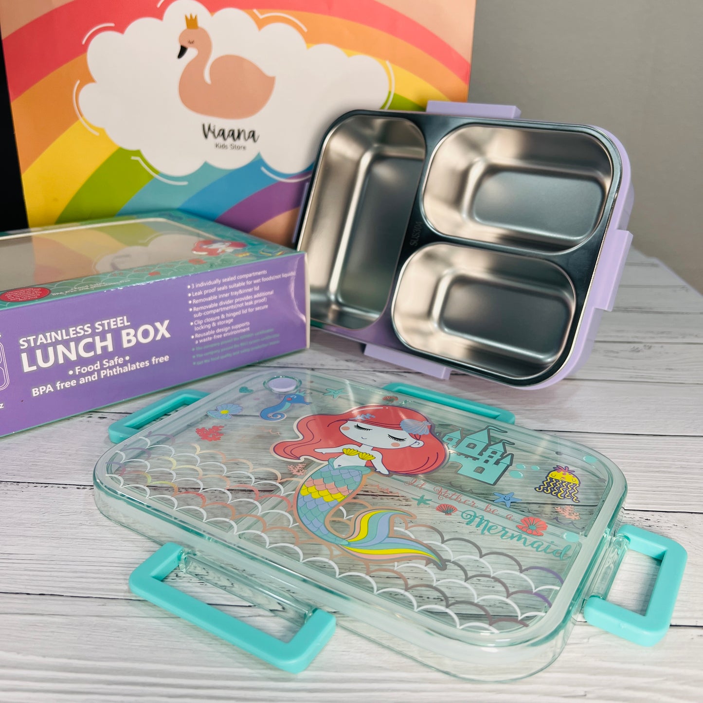 Vest 800ml 3 Compartments Luxury Lunchbox - Spill Proof