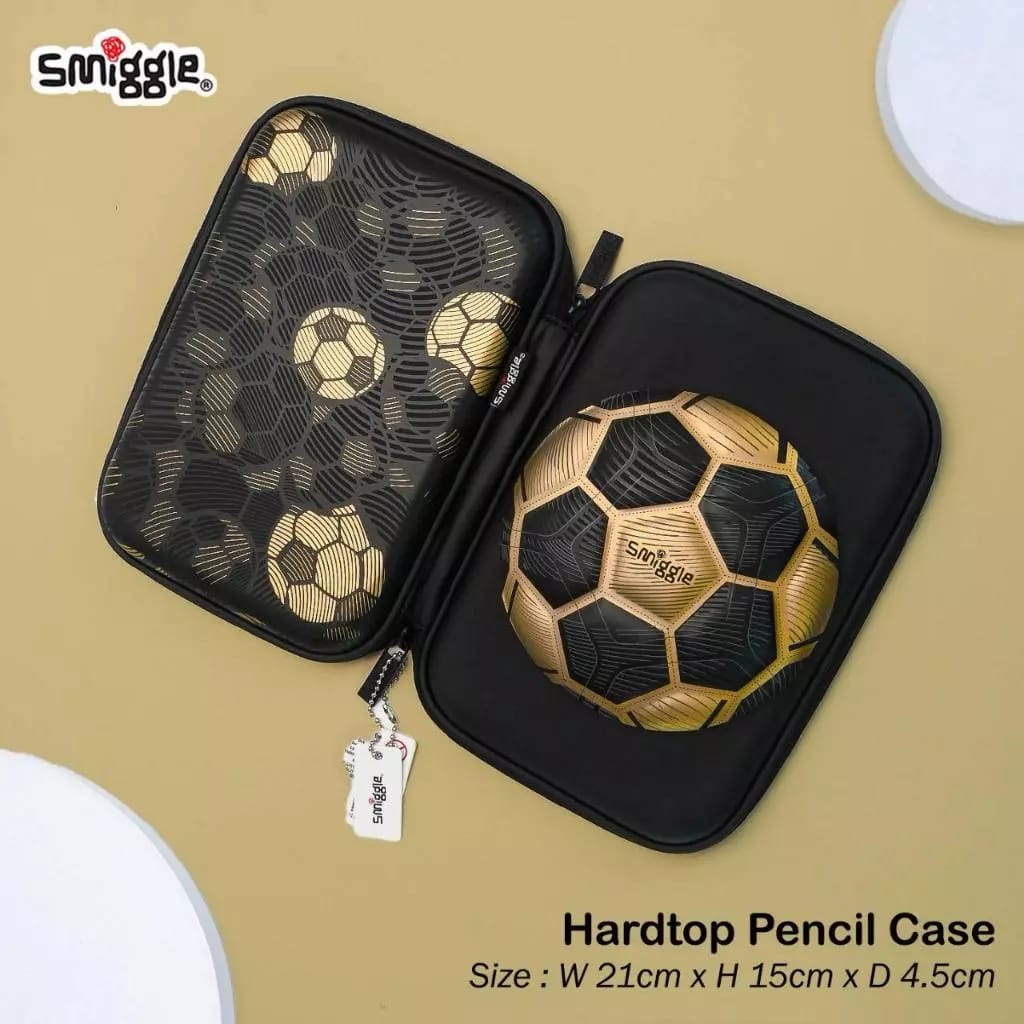 Smiggle x Football - Hardtop Big Pencil Case