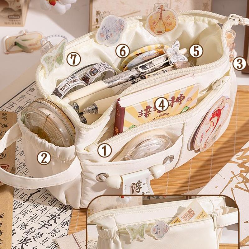 8 Layered Partitioned Storage Pouch