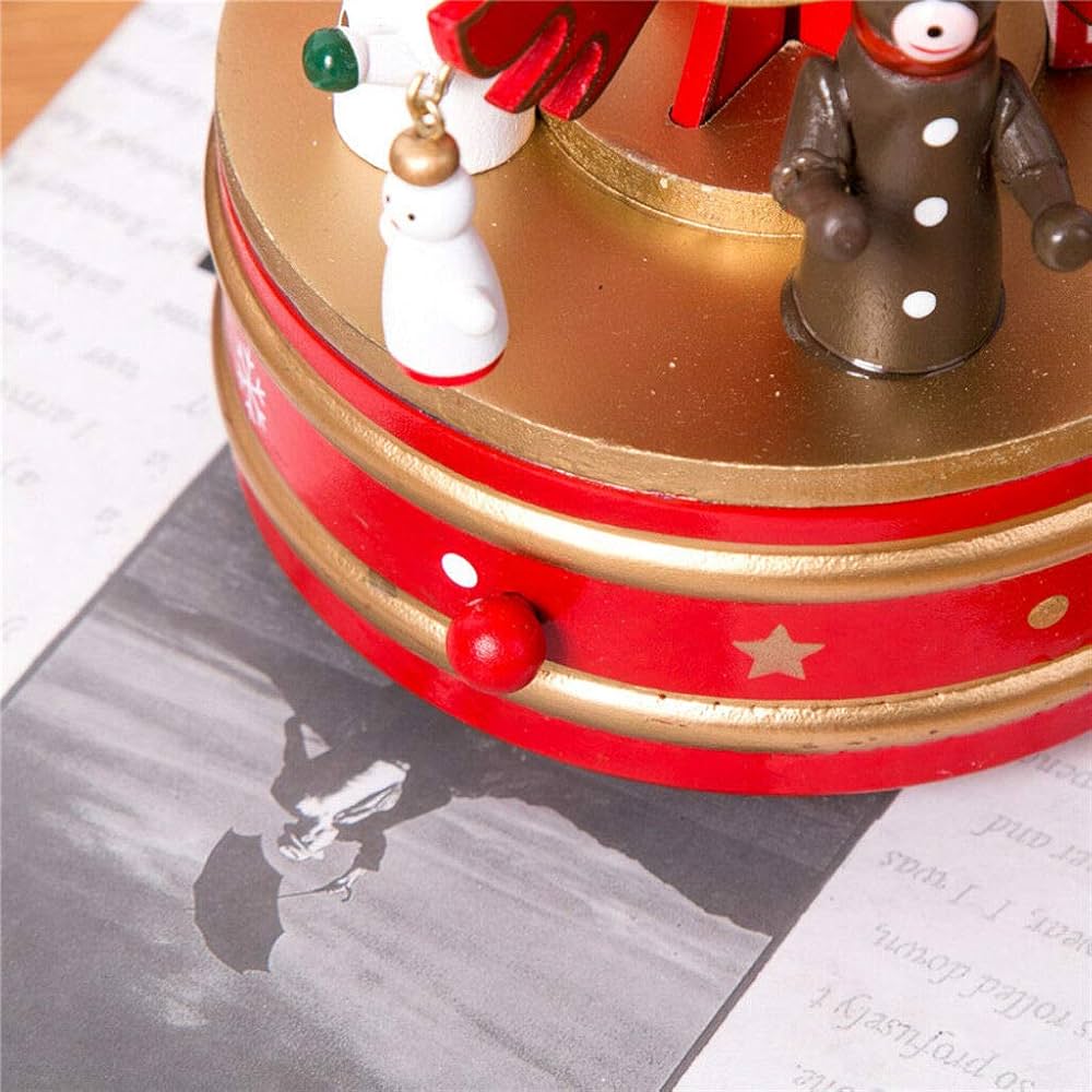 Christmas - Big Wooden Music Box
