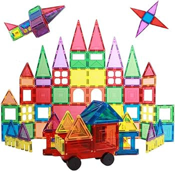 106pcs Magnetic Tiles - STEM | Fun Learn  | Perfect Gift