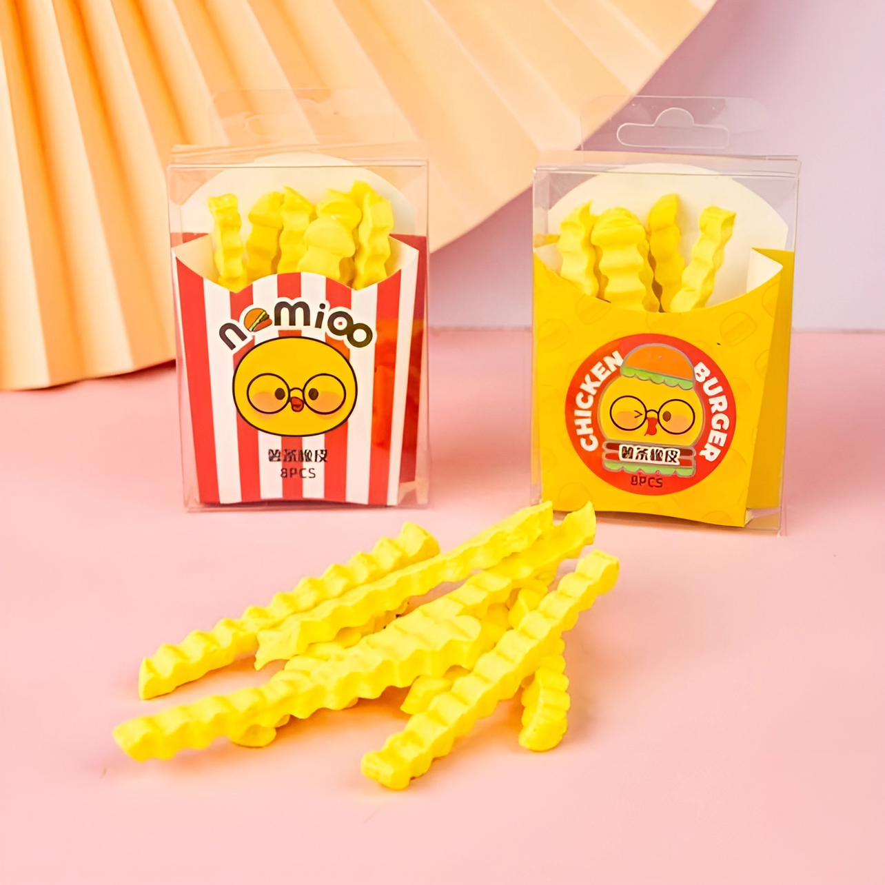 French Fries Erasers