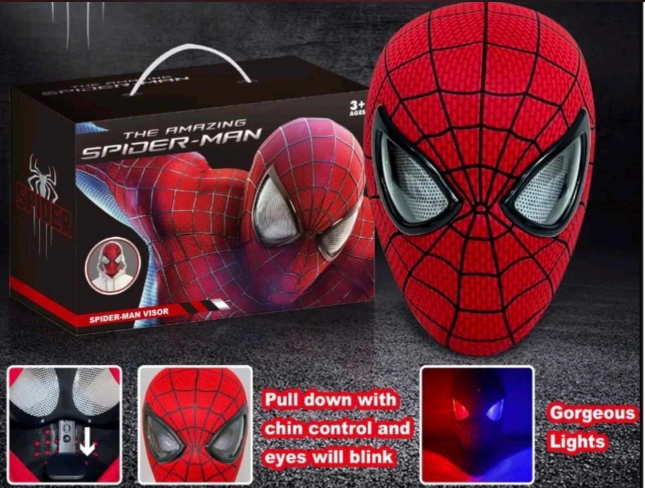 The Amazing Spider-Man - Lights, Eyes Blinking Mask (15th September )