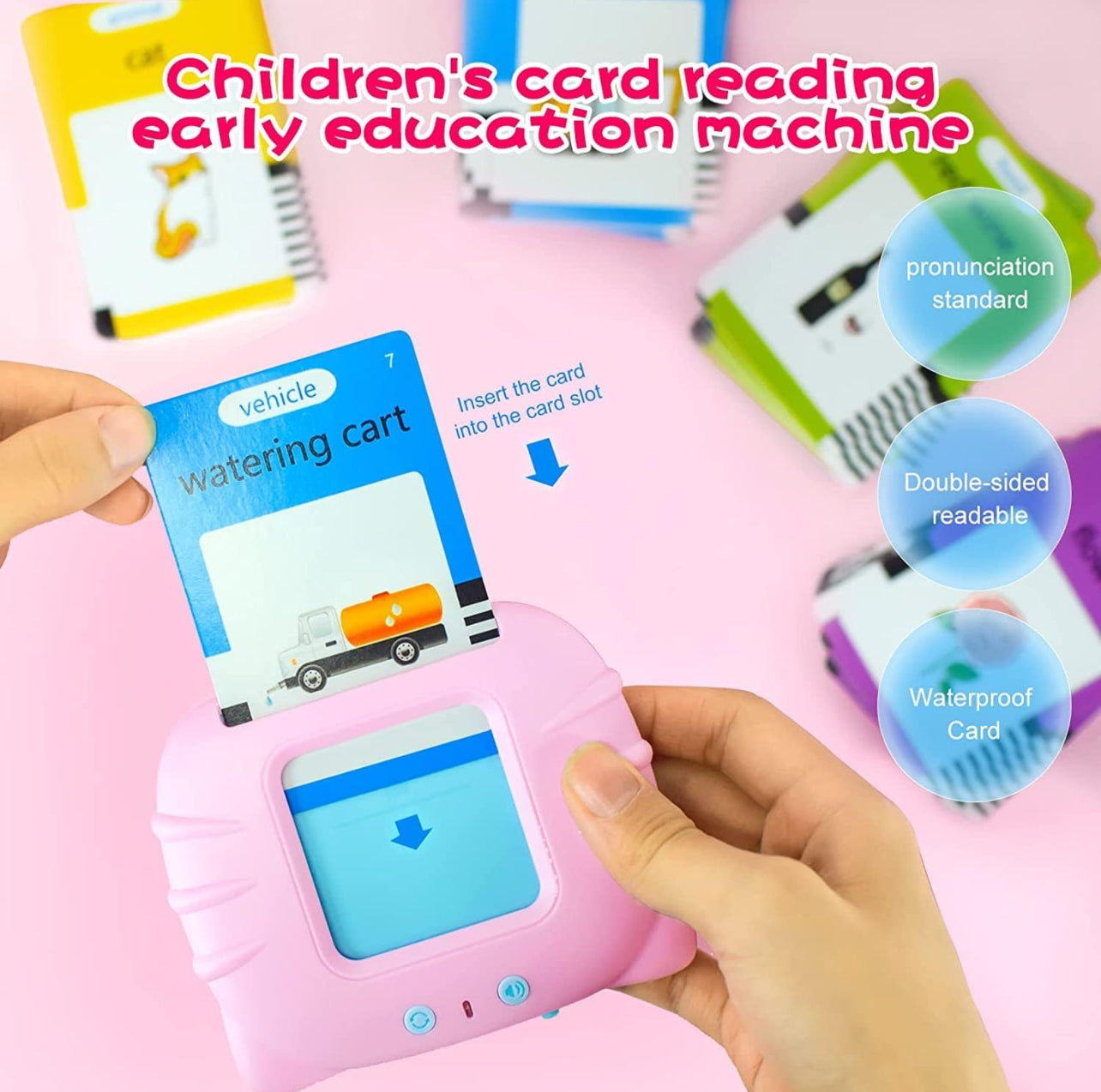 Upgraded Educational Card Game - Fun Learn for Toddlers