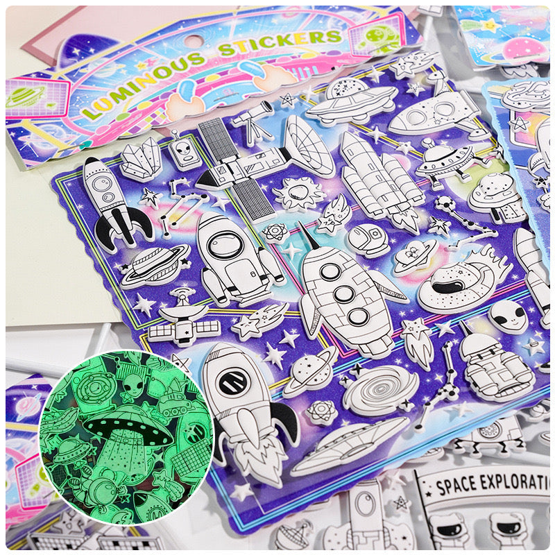 Galaxy Night Glow Stickers