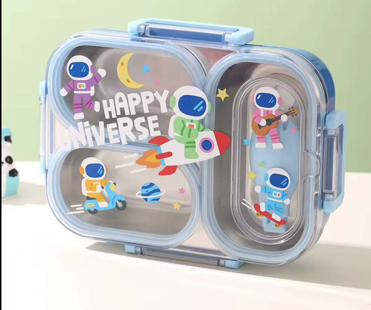 Small Bento - 600ml 3 Partitioned Lunchbox