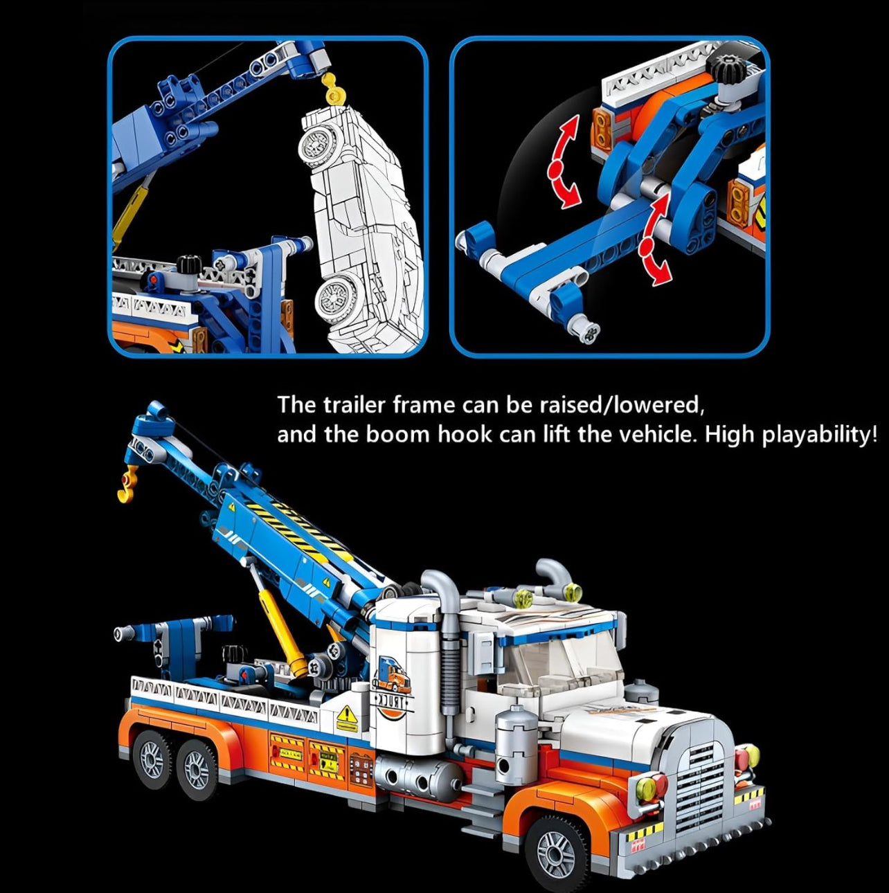 Tow Truck Building Block Set - 781pcs