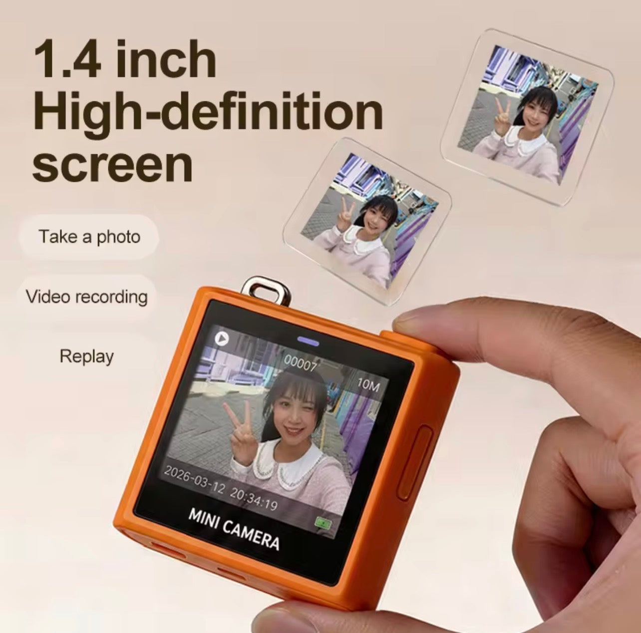 S5 - Mini Keychain Camera | 64MP