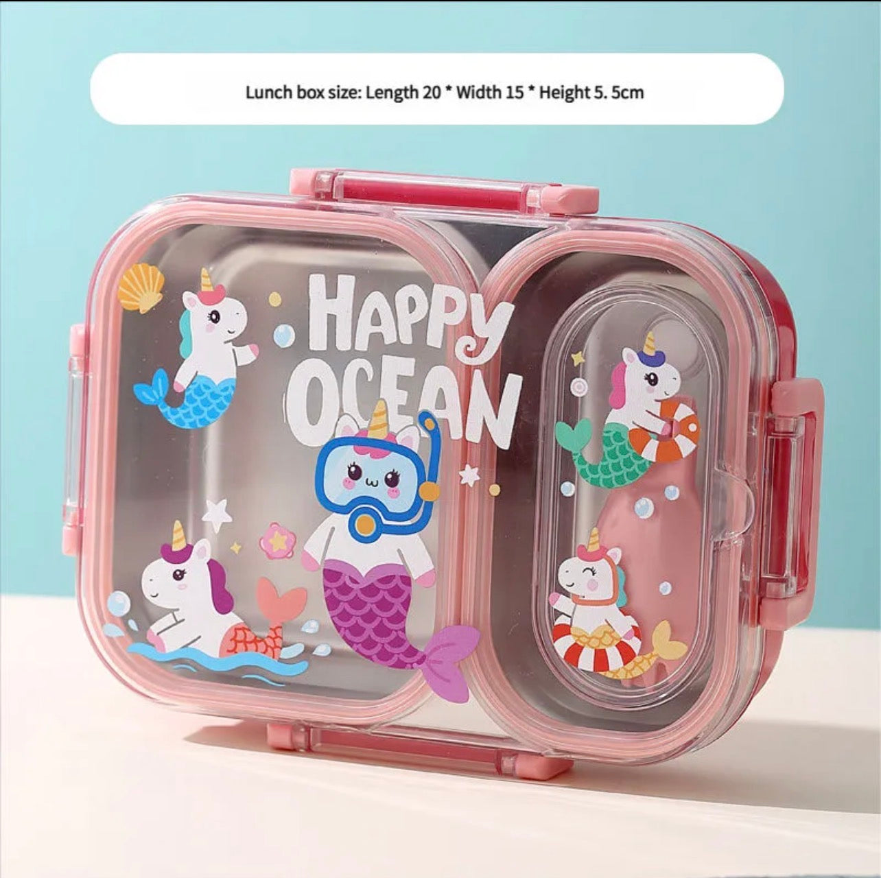 Small Bento - 2 Partitioned Lunchbox | 600ml