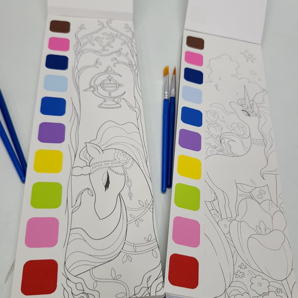 Watercolour Colouring Book - 20 pages