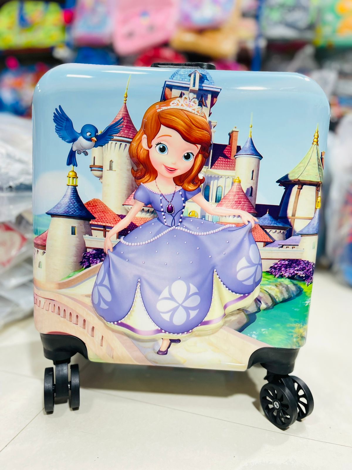 Kids 3D Trolley Bags : Big Size with Security Locks