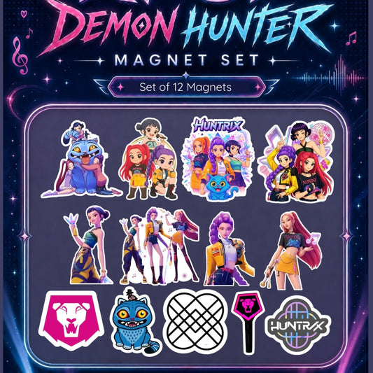 K-pop Huntrix Magnet Set | 12pcs
