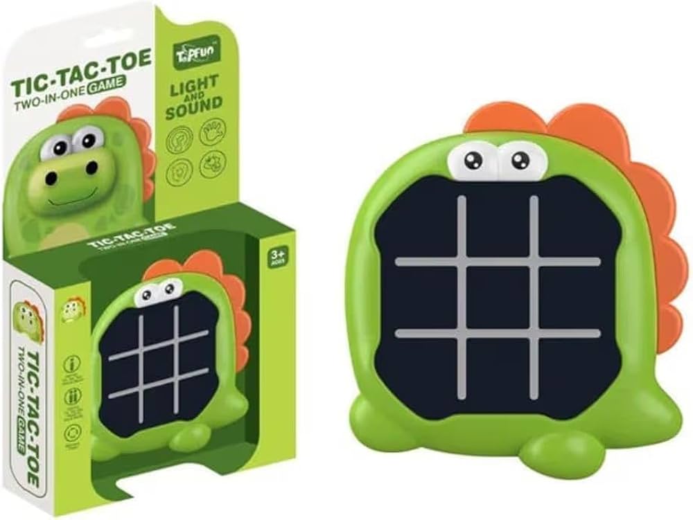 3D Animal Shaped Electronic Tic Tac Toe & Memory Game