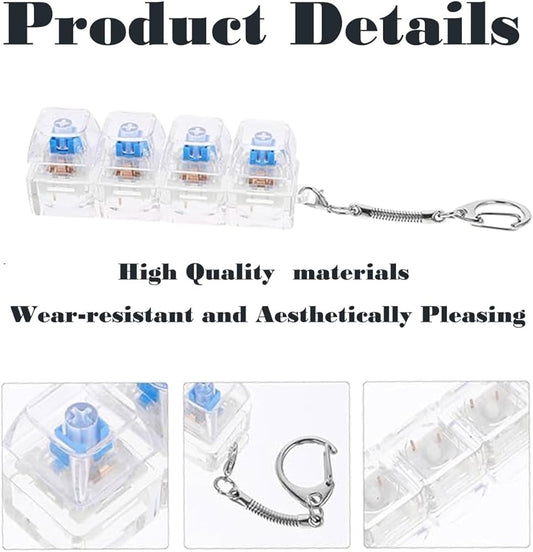 Keyboard Fidget - Trendy Keychain Set