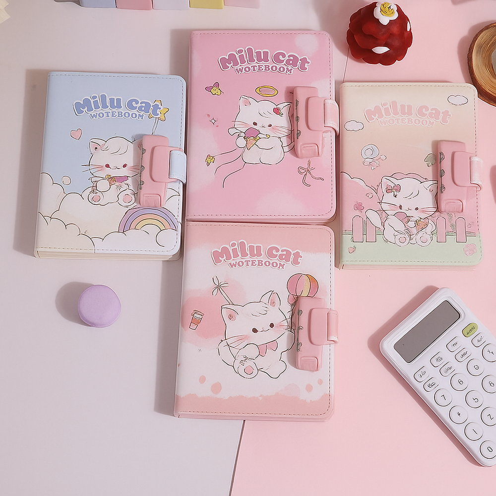 Cat Series - Premium Diary with Passcode