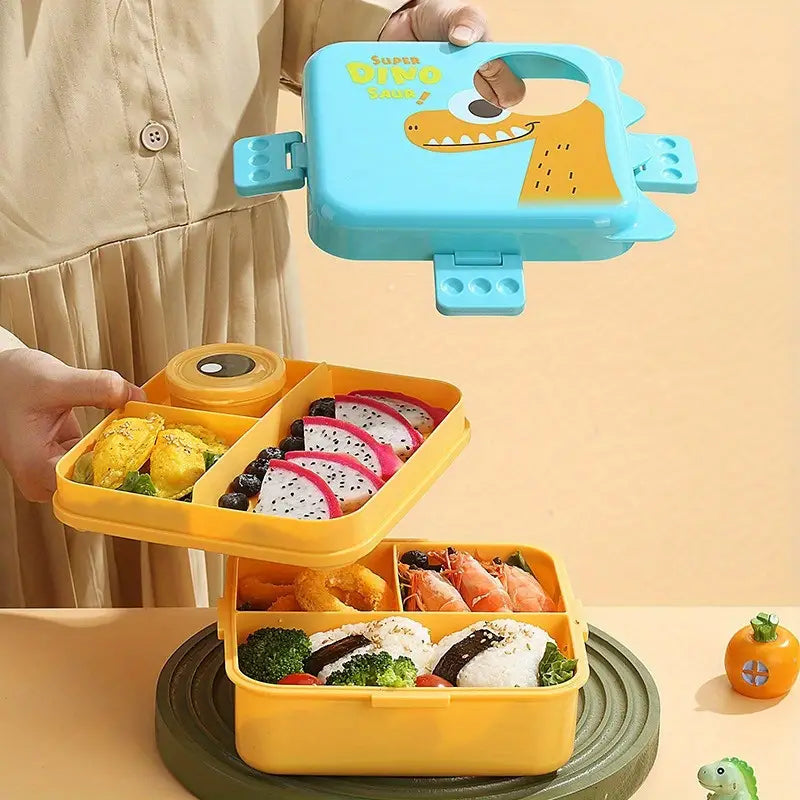 Super Dinosaur - 5 Compartments | Spill Proof