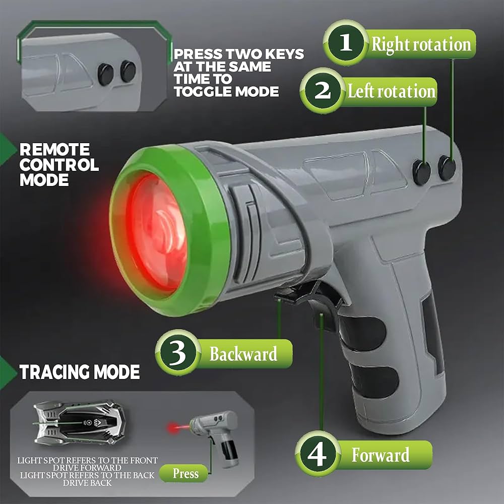 Wall Climbing Laser RC Car