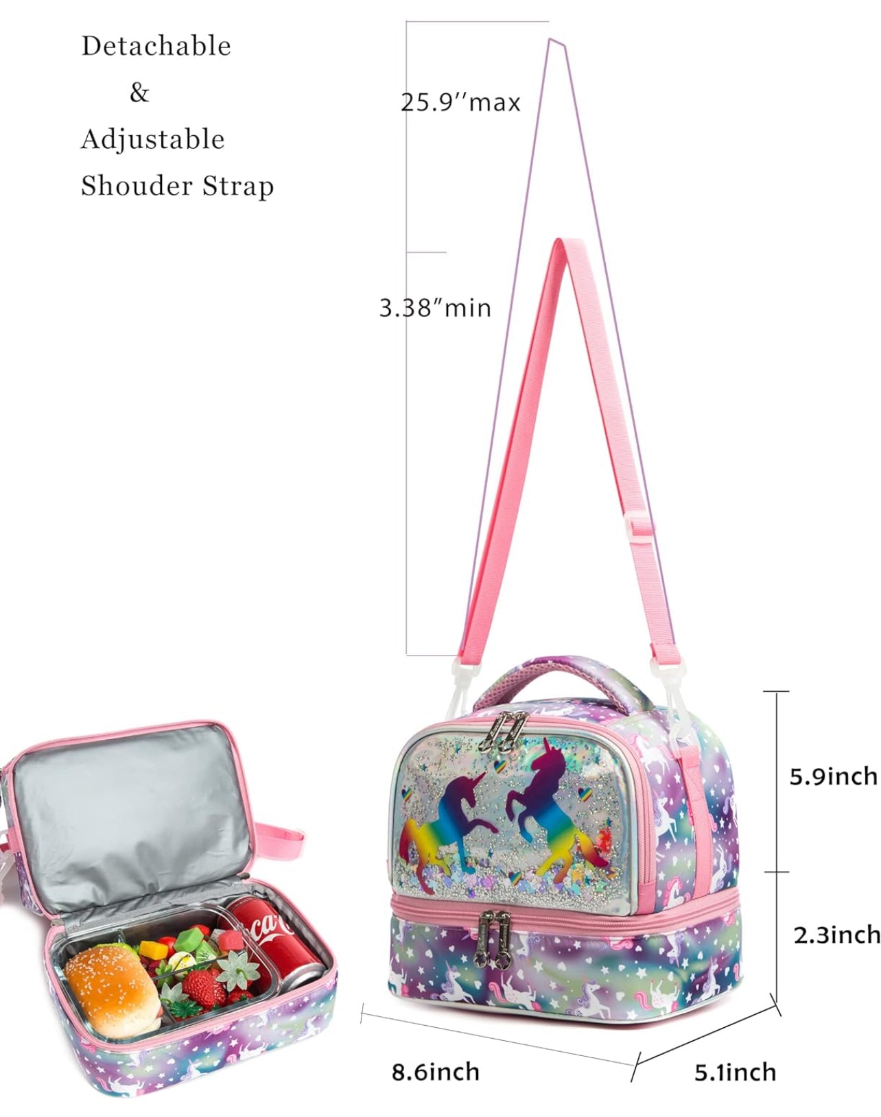 Luxury Lunch Bag - Two Big Compartments | Insulated