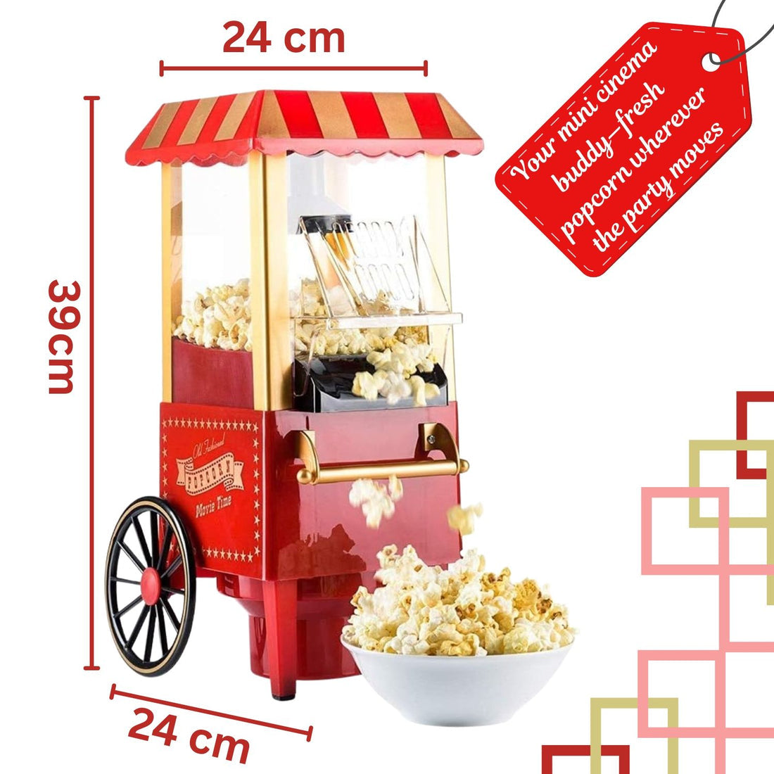 Popcorn Maker - Electric Machine 1200W
