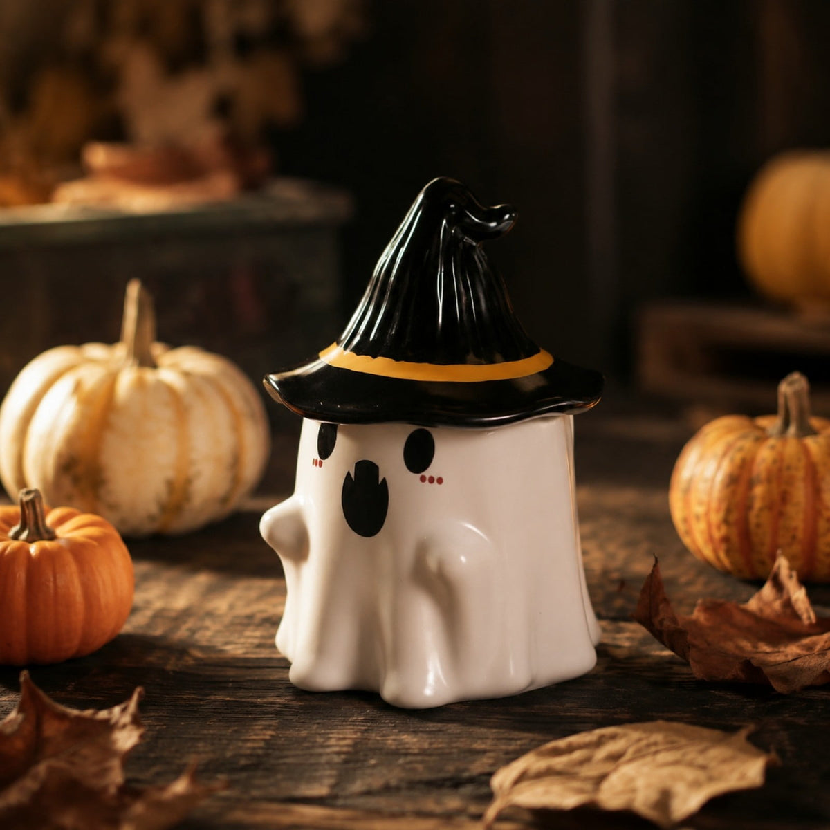 Halloween Ghost Ceramic Mug - 1pc
