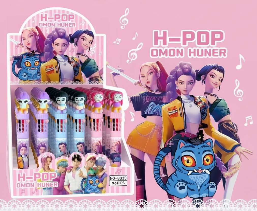 K-Pop - Demon Hunter | 10 in 1 Color Pen