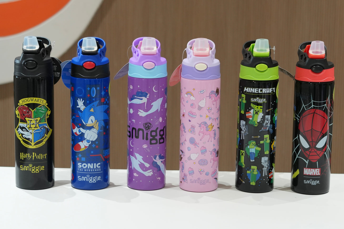 Smiggle -  Insulated Stainless Steel Drink Bottle With Flip Spout 520Ml