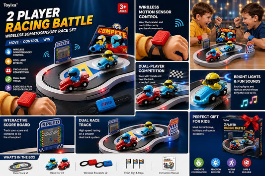 Gesture Control Racing Battle Track - 2 Player