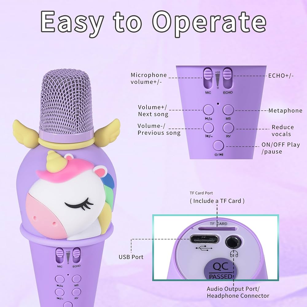 Sing Along  Mike - In Built Cute Bluetooth Mike with Speaker