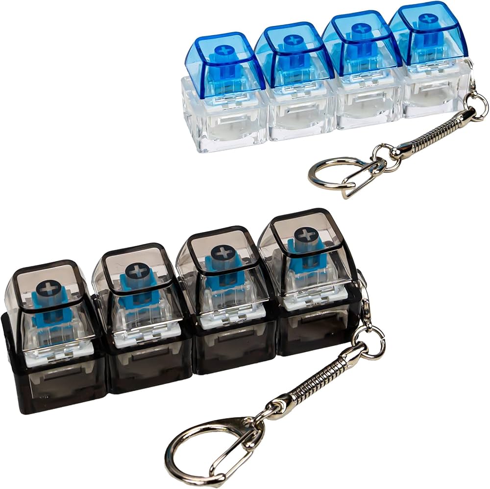 Keyboard Fidget - Trendy Keychain Set
