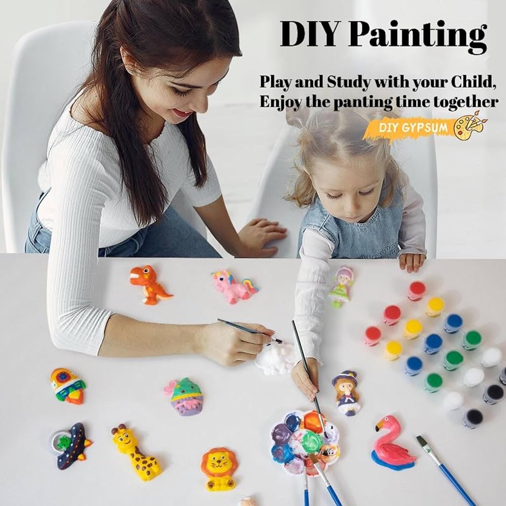 DIY Mould & Paint - Creative, Magnet, Casts Gypsum