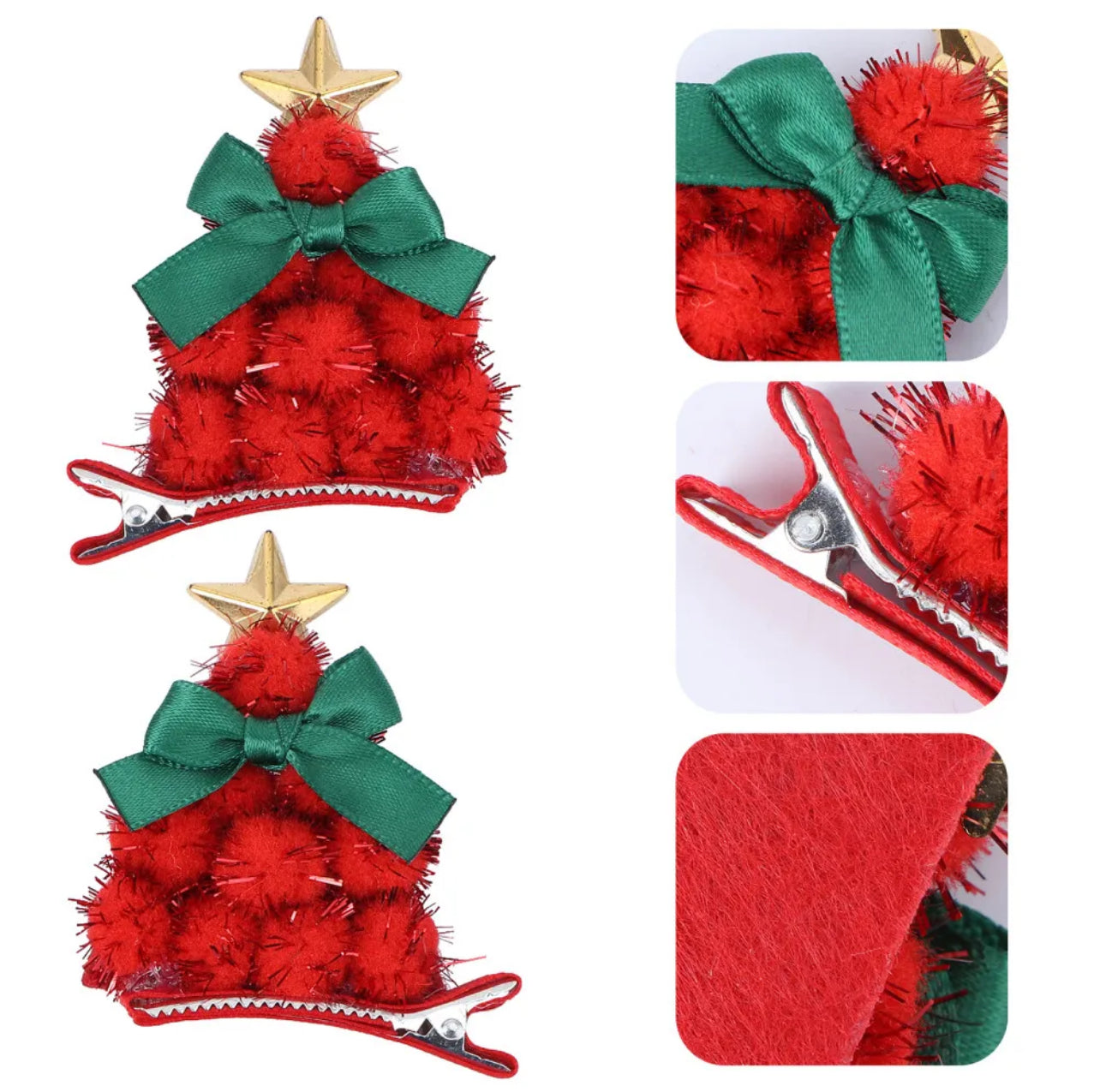 Christmas Tree Hairpins