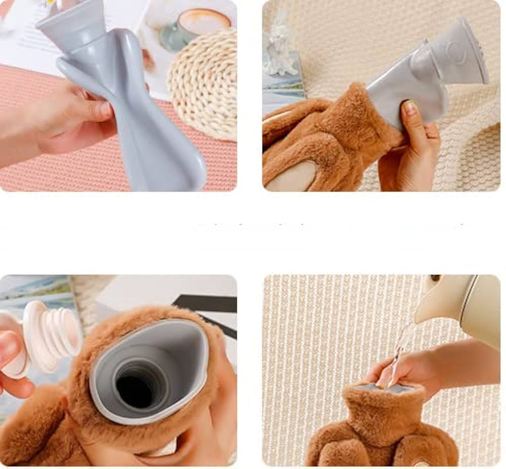 Furry Hot Water Bag - Pain Relief