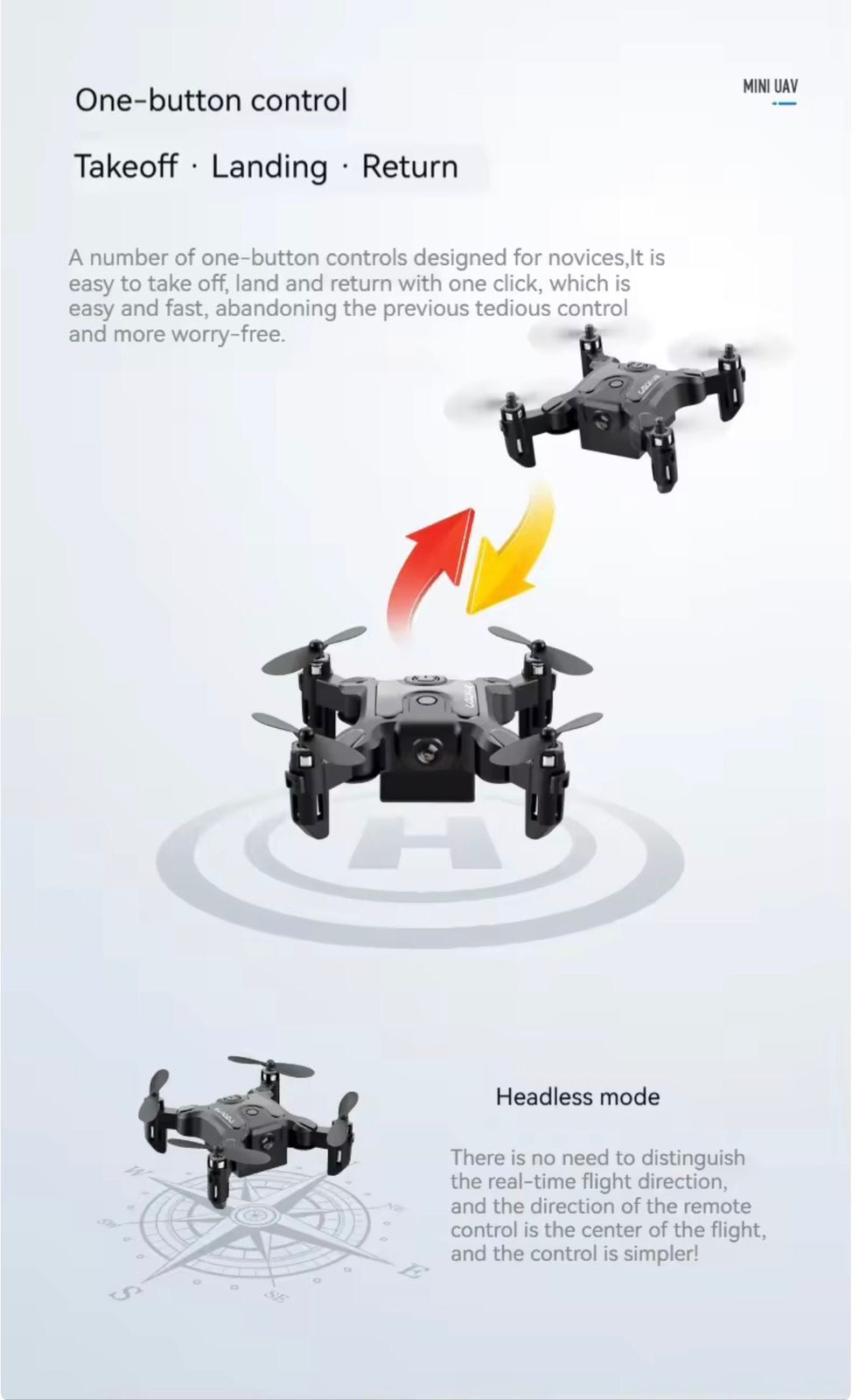4DRC - 4D-V2 Wifi Drone | Motion Camera | Voice Control