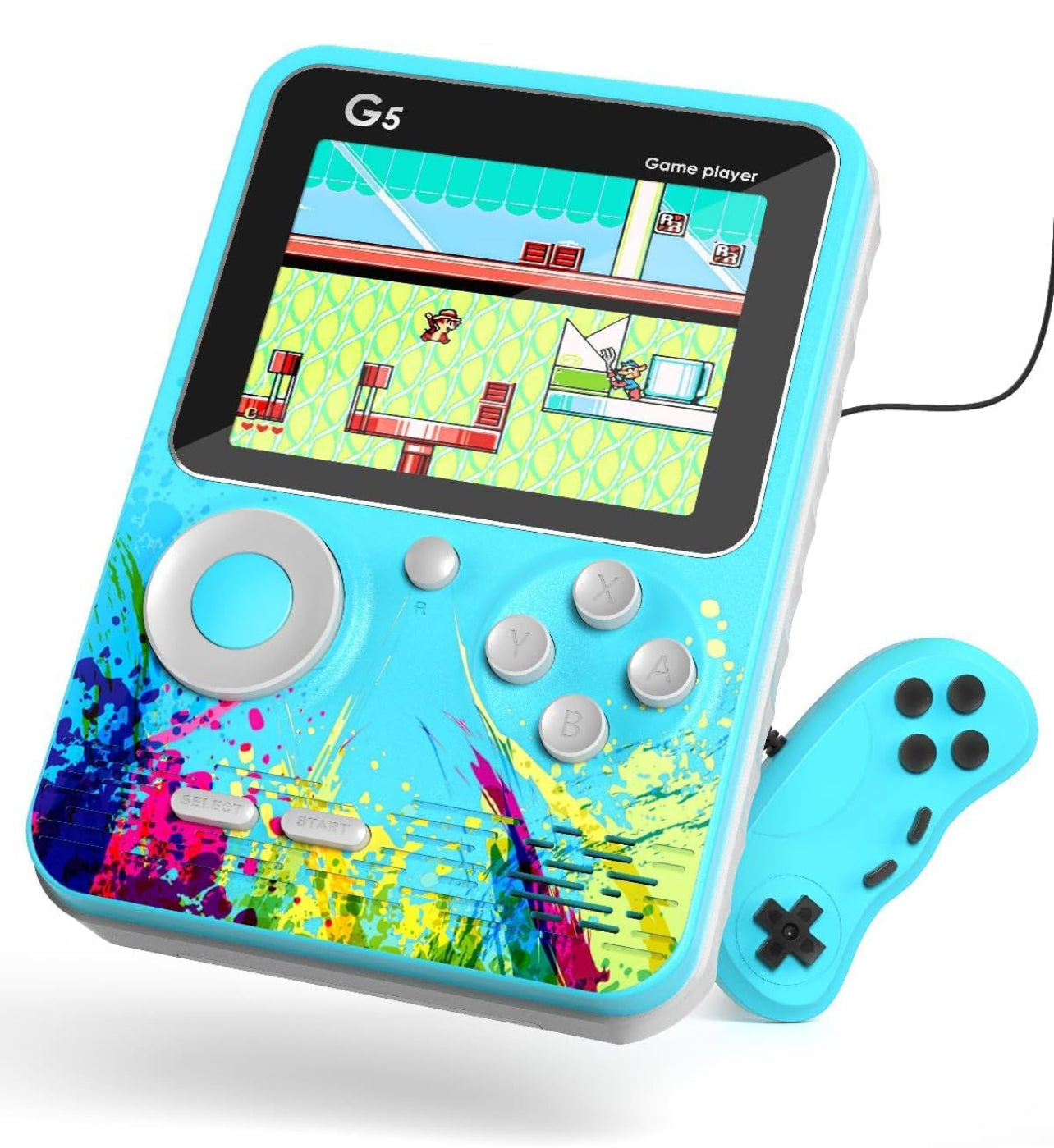 G5 | Retro 500 games | Extra Game Pad | TV Connect | 3” HD Screen