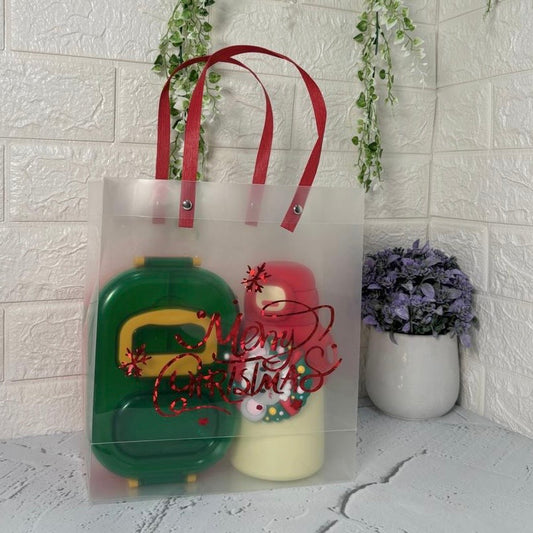 Christmas School Hamper - Steel Lunchbox and Sipper