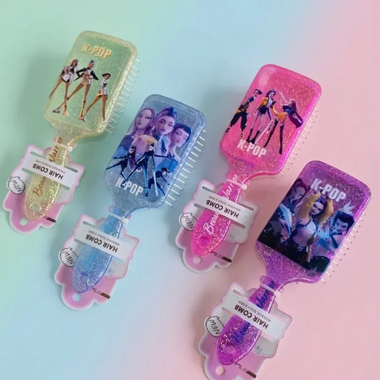 K-Pop - Big Glitter Hairbrush