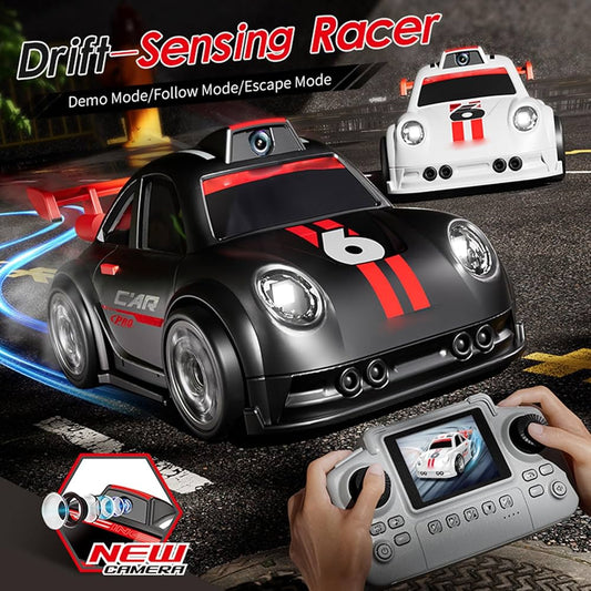 Mini RC Drift Car with HD Camera - Smart Tracking Assist