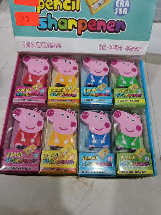 Peppa Pig Eraser and Sharpener | 1pcs