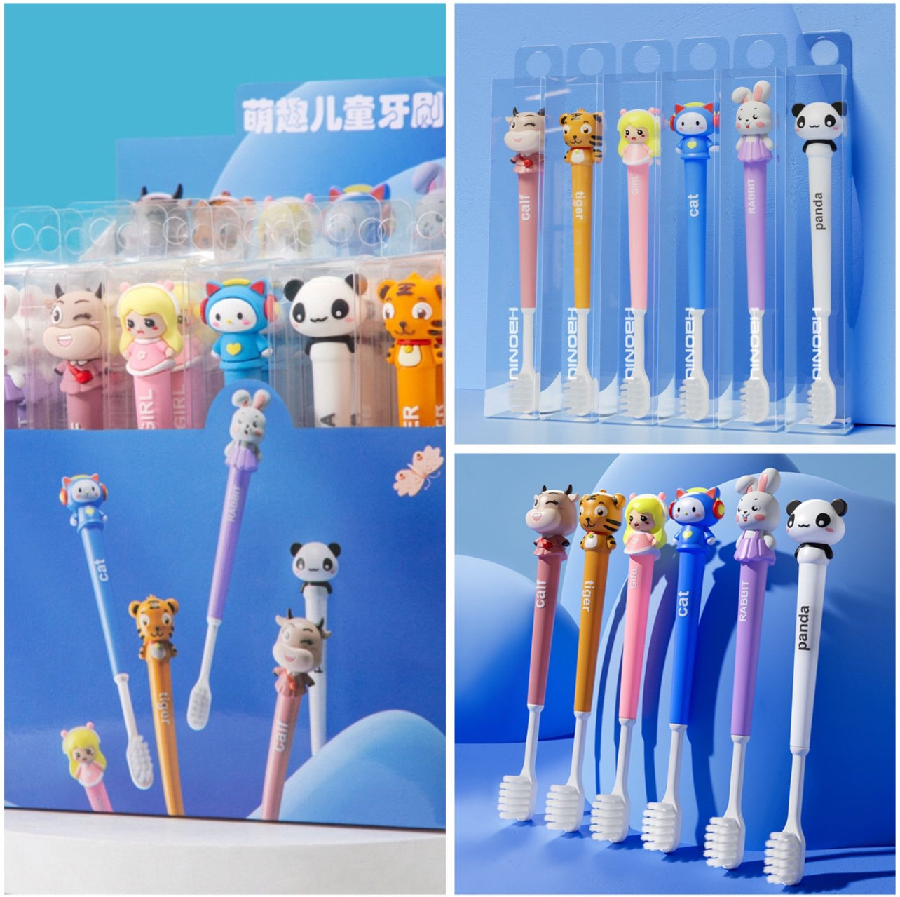 Super Soft Silicone Toothbrush - Animal Themes