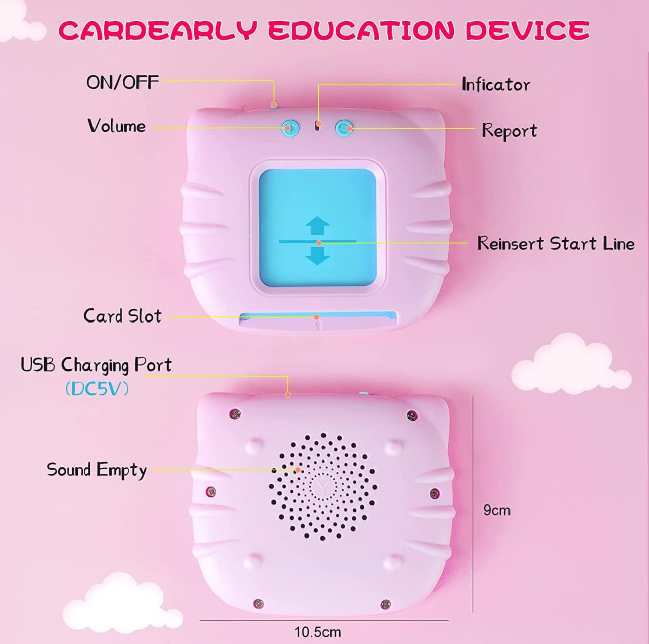 Upgraded Educational Card Game - Fun Learn for Toddlers