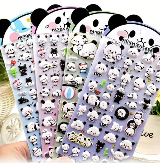 Panda - 3D Decorative Stickers