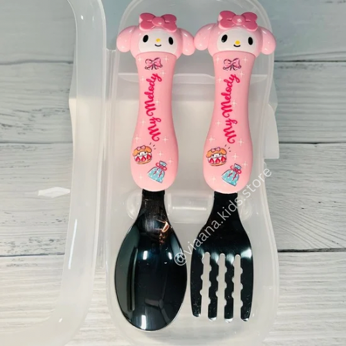 Travelling Utensils Box - Kids Spoon And Fork Set