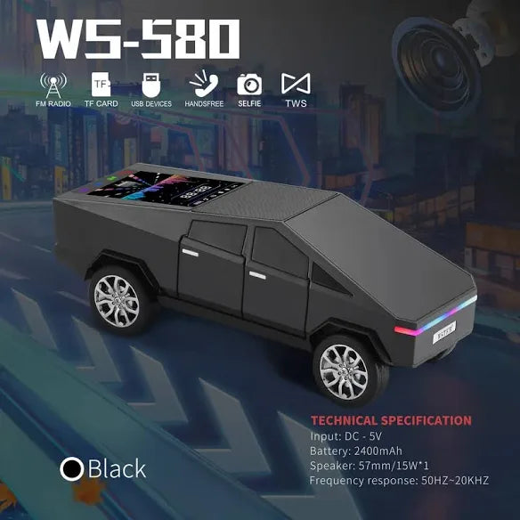 Tesla Cyber Truck BluetoothSpeaker