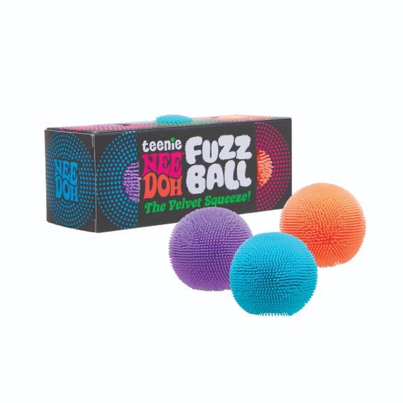 Nee Doh  - Teenie Fuzz Ball | 3pcs Set